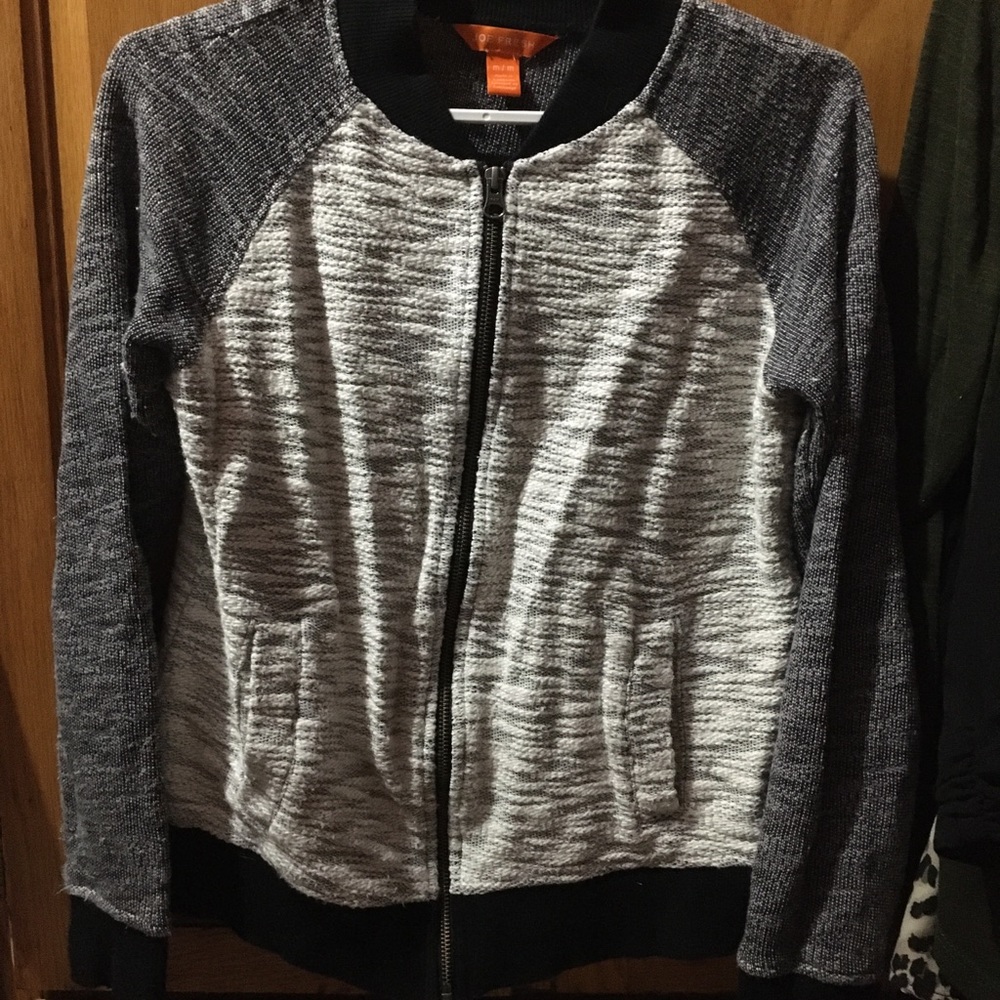 Cozy zip up sweater